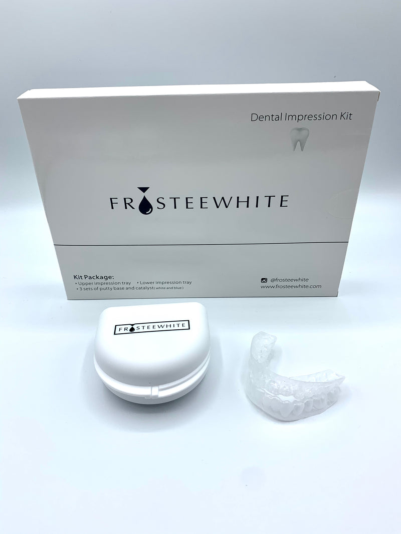 Frosteewhite- Home Dental impression kit for retainers/Aligners & 1.5mm whitening trays.